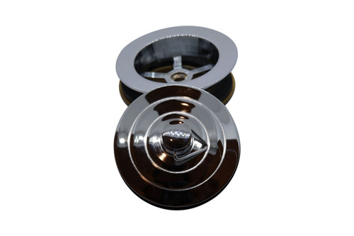 Plug and Waste 32mm x 40mm Euro with Deluxe Plug Chrome [104850]