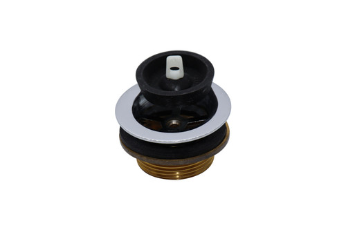 Plug and Waste 32mm x 40mm Euro with Rubber Plug Chrome [105218]