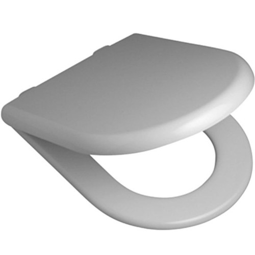 Metro Toilet Seat Wall Hung Pans Soft-Close Hinge White [112017]