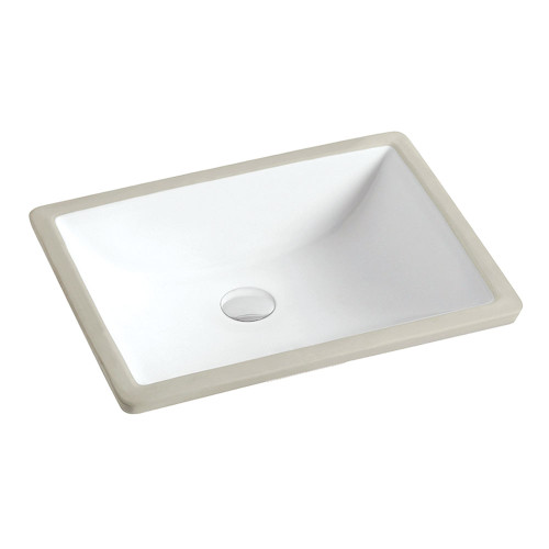 Sarah Undermounted Basin 465mm x 345mm w/Overflow White NTH [152711]