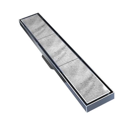 Bermuda Channel with Grate 300mm with 80mm Outlet Stainless Steel [141457]