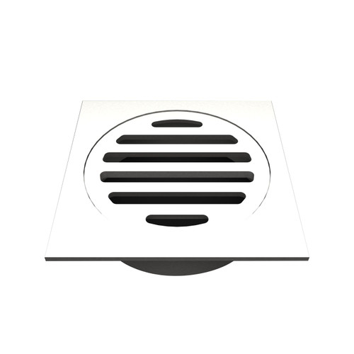 Square Floor Waste 80mm Polished Finish 316 Stainless Steel [141561]