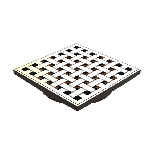 Organics "Woven" Floor Waste 100mm Chrome [139389]