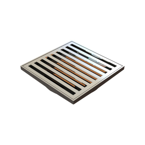 Organics "Slotted" Floor Waste 100mm Chrome [150987]