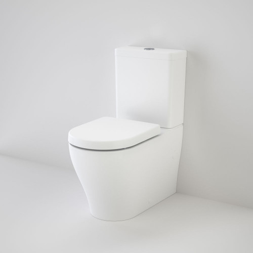 Luna Cleanflush® Wall Faced Toilet Suite Bottom Inlet Soft Close Seat White 4Star [155004]