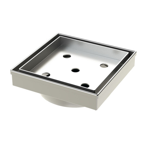 Tile Insert Floor Waste 100mm Outlet 316 Stainless Steel [152192]