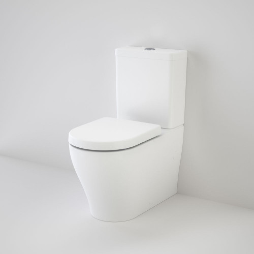 Luna Cleanflush Wall Faced Toilet Suite Back Entry Soft Close Seat White 4Star [155005]