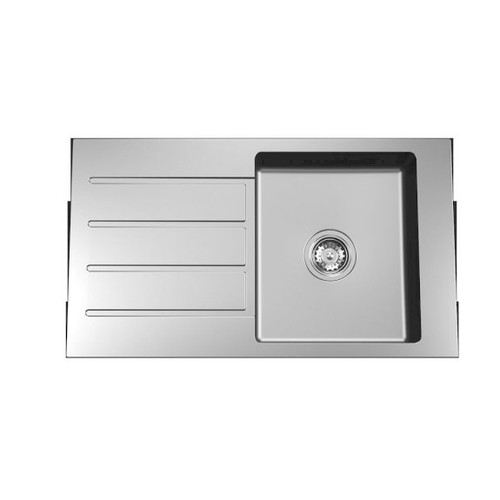 Evolution Care Single End Right Hand Bowl Overmount Stainless Steel 1 Tap Hole [192281]