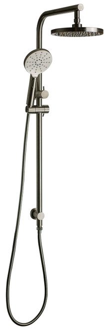 Matcha Twin Shower Round 3Star Brushed Nickel [250021]