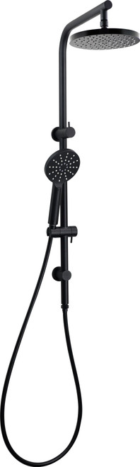 Matcha Twin Shower Round 3Star Matte Black [250024]