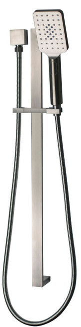 Chai Rail Shower Square 4Star Brushed Nickel [250031]