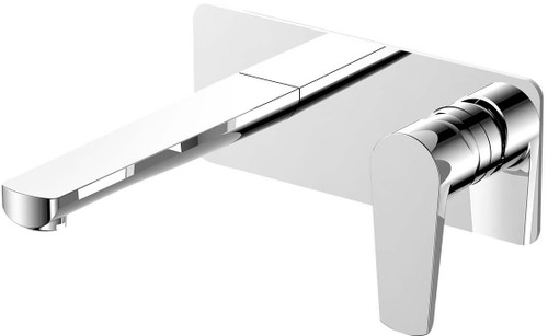 Argan Wall Basin Mixer with Plate 5Star Chrome [250074]