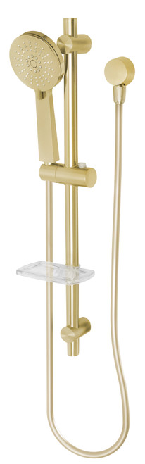 Vivid Hand Shower on Rail 5Star Brushed Gold [153571]