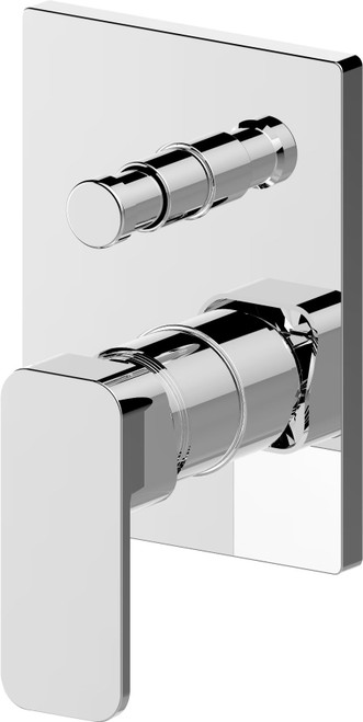 Lily Bath & Shower Diverter Mixer Chrome [250084]