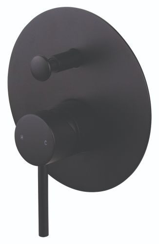 Anise (Holli) Bath & Shower Diverter Mixer Matte Black [250132]