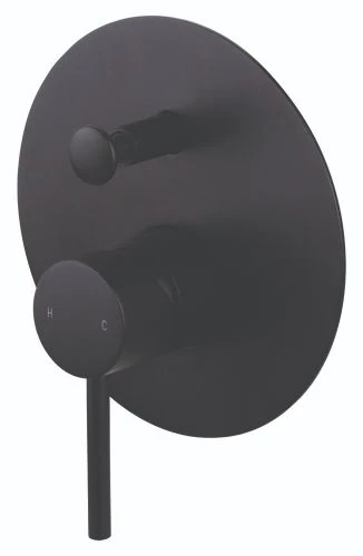 Anise (Holli) Bath & Shower Diverter Mixer Matte Black [250132]