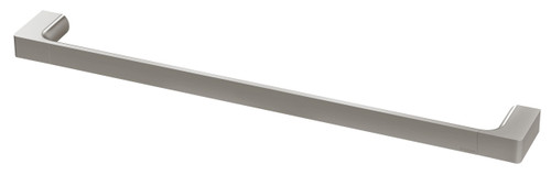 Gloss Towel Rail Single 600mm Brushed Nickel [153576]