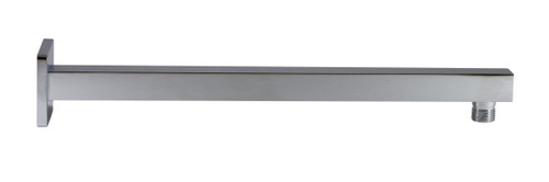 Chai Straight Shower Arm 380mm Square Chrome [250203]