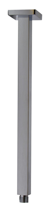 Chai Ceiling/Dropper Arm 300mm Square Chrome [250207]