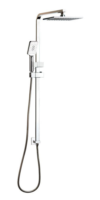 Chai Deluxe Twin Shower 3Star Square Chrome [250213]