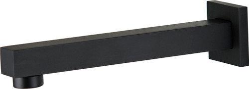 Chai Bath Spout 200mm Square Matte Black [250219]