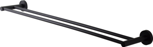 Chia Towel Rail Double 750mm Matte Black [250225]