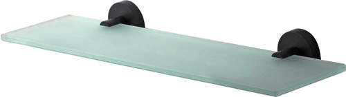 Chia Glass Shower Shelf Matte Black [250227]
