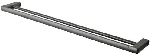 Sandalwood (Surrey) Towel Rail Double 750mm Gun Metal [250260]