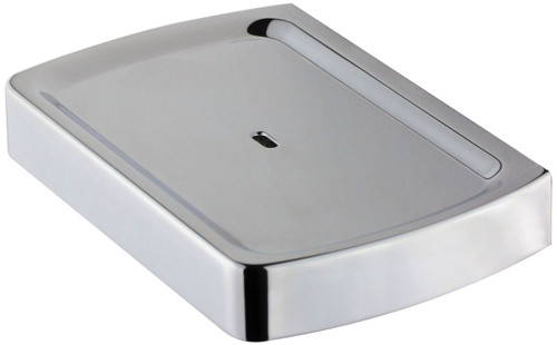 Sandalwood (Surrey) Square Soap Dish Chrome [250263]