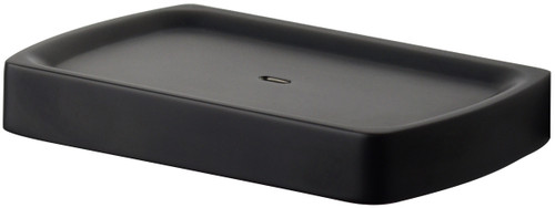 Sandalwood (Surrey) Square Soap Dish Matte Black [250265]