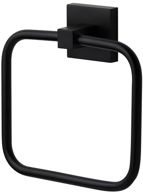 Mint Towel Ring Matte Black [250287]