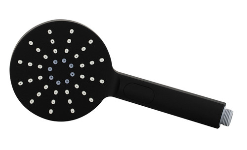 Matcha Shower Hand Piece Only 3 Function Round Head 3Star Matte Black [250342]