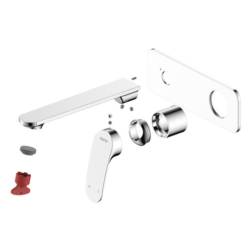 Winton Wall Mixer Set 200mm Spout (Trim Kit Only) Chrome LF [285005]