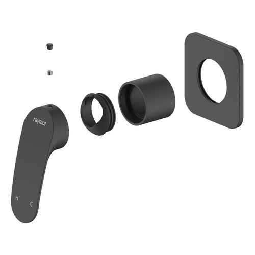 Winton Wall Mixer (Trim Kit Only) Black [285009]