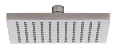 Lexi Shower Rose 200mm Square (ABS Plastic) 3Star Brushed Nickel [155290]