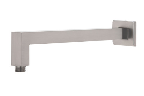 Lexi Straight Square Shower Arm (400mm) Brushed Nickel [155294]