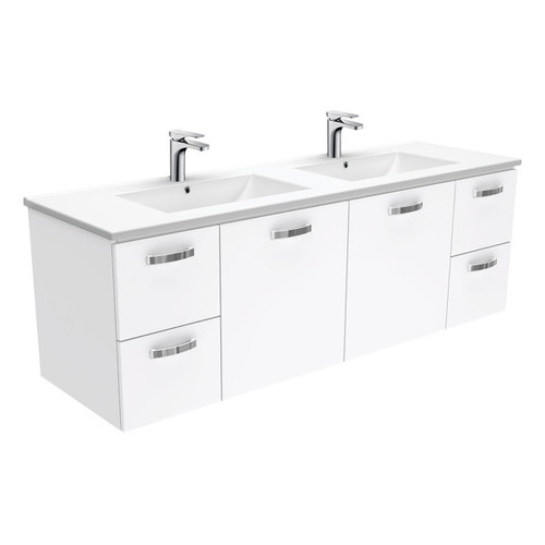 Dolce UniCabâ„¢ 1500 Double Bowl Wall-Hung Vanity-1 Taphole [165278]