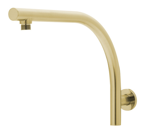 Rush High-Rise Shower Arm Only Brushed Gold [155298]