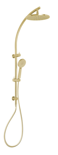 Vivid Twin Rail Shower 5Star Brushed Gold [155283]