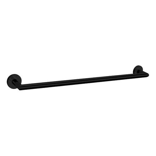 Boston II Towel Rail Single 650mm Black [156580]