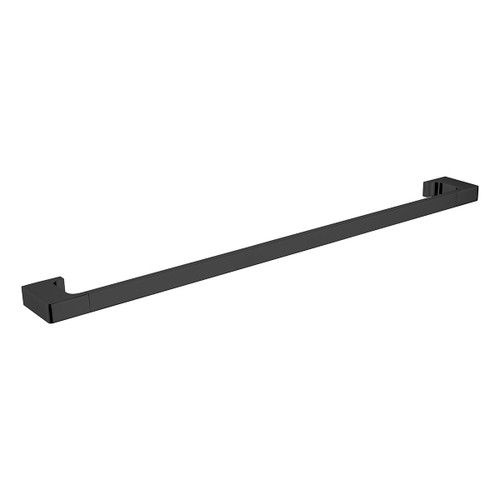 Edge II Single Towel Rail 785mm Black [156592]