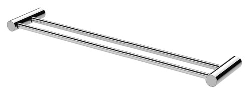 Vivid Slimline Towel Rail Double 600mm Chrome [156689]