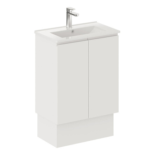Vanity on Kickboard Ceramic Gloss White [271574]