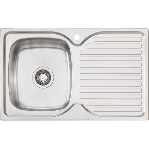 Endeavour Single Bowl Topmount Sink with Drainer Left Bowl 1TH [157347]