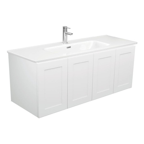Joli Ceramic 1200 Mila Shaker Wall-Hung Cab No Handles 1 Tap Hole [288768]