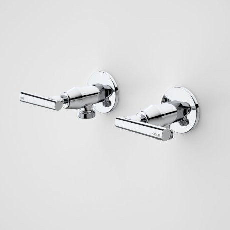 Elegance Lever Washing Machine Set Chrome (Pair) Lead Free [299958]