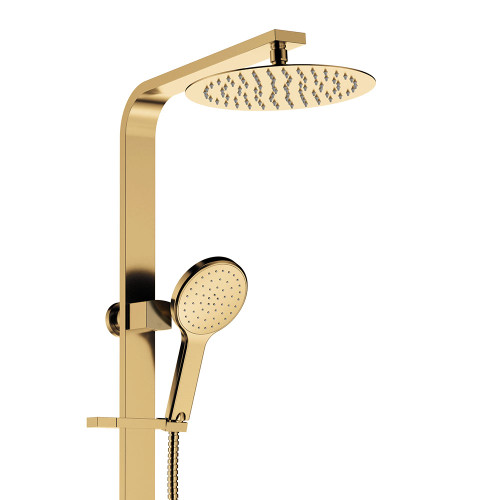Kaya Deluxe Twin Shower Urban Brass [299937]