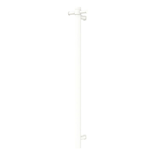 Isabella Vertical Heated Towel Rail 100 x 900mm Matte White [299973]