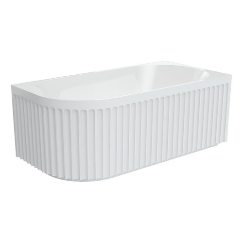 Eleanor Fluted Left-Hand Acrylic Corner Bath 1500mm [299972]