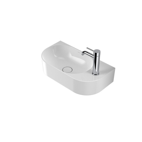 Liano II Hand Wall Basin No Overflow White 1 Tap Hole [272771]